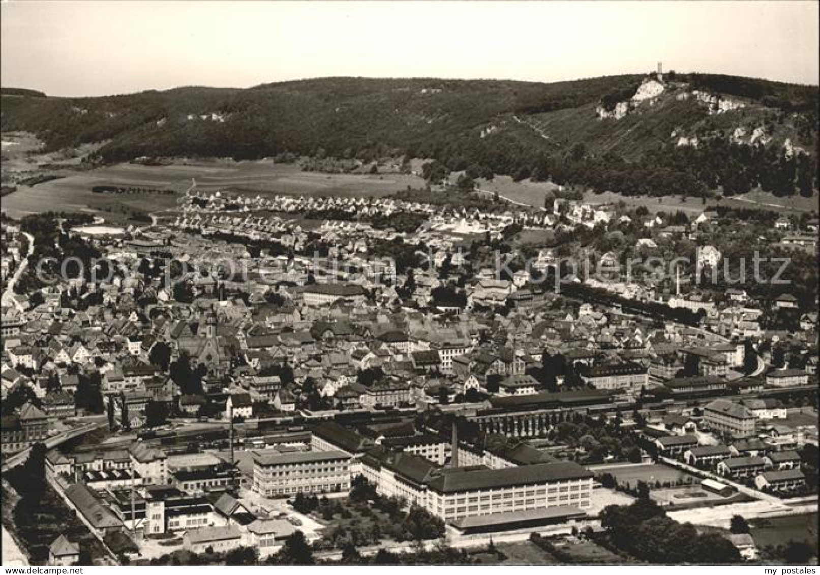 41764410 Ebingen Ansicht Mit Schlossberg Und Aussichtsturm Schwaebische Alb Ebin - Albstadt