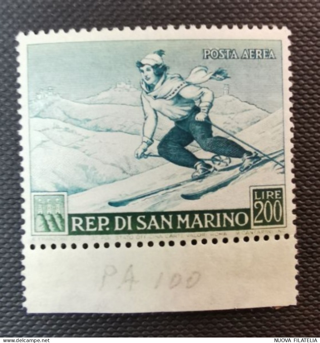 SAN MARINO 1953 SCIATRICE - Neufs