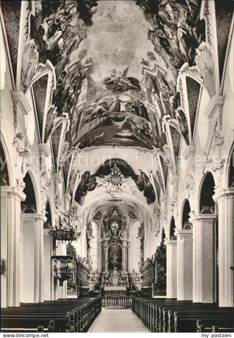 41764105 Bad Schussenried Praemonstratenserkloster Stadtpfarrkirche Altar Freske - Bad Schussenried