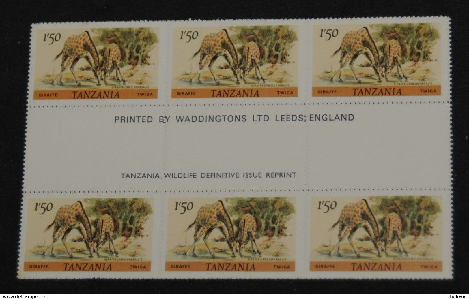TANZANIA 1980, Giraffe, Animals, Fauna, Mi #168, MNH** - Giraffes