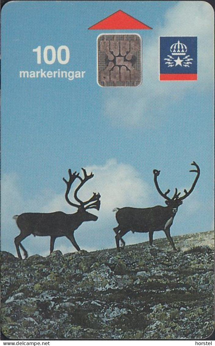 Schweden Chip 011 (60103/005) Reindeer - SC5 - 100 Units - 37878 - Suède