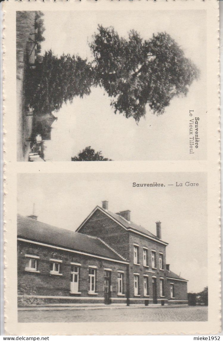 Sauvenière  ( Gembloux ), Le Vieux Tilleul Et La Gare - Gembloux