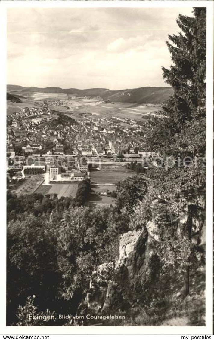 41763694 Ebingen Panorama Blick Vom Couragefelsen Schwaebische Alb Ebingen - Albstadt