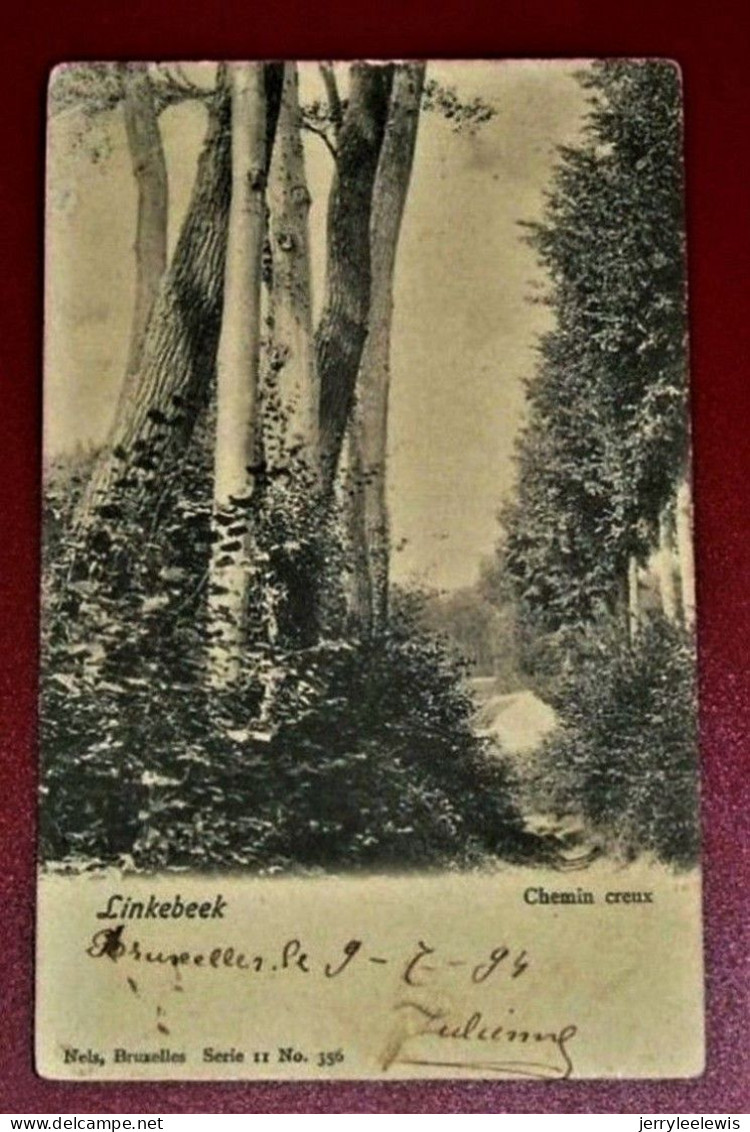 LINKEBEEK  -    Le Chemin  Creux    -   1904 - Linkebeek