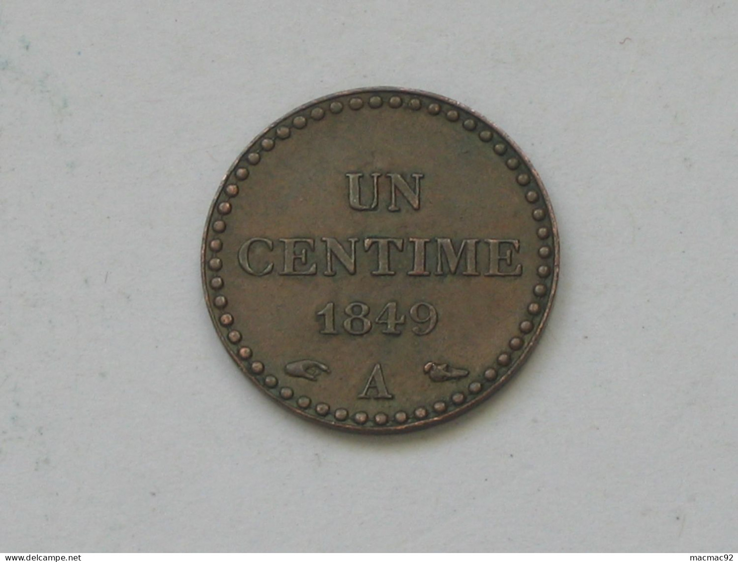 Superbe 1 Centime  Dupré Petit Module  1849 A    **** EN ACHAT IMMEDIAT **** - 1 Centime