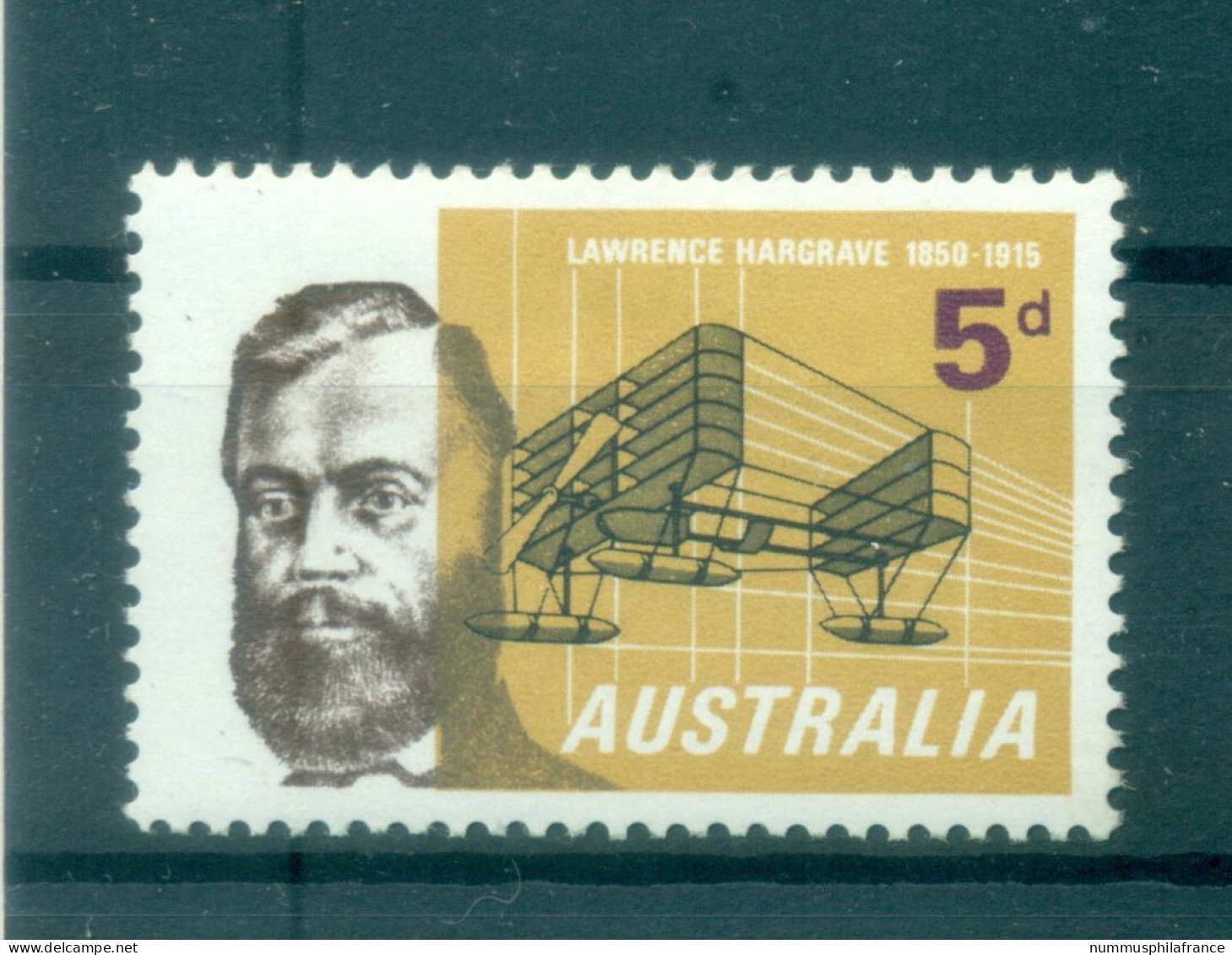 Australie 1965 - Y & T N. 314 - Lawrence Hargrave (Michel N. 355) - Ongebruikt