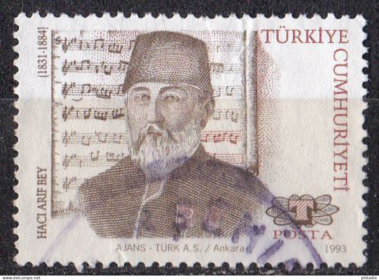Türkei Marke Von 1993 O/used (A1-54) - Oblitérés
