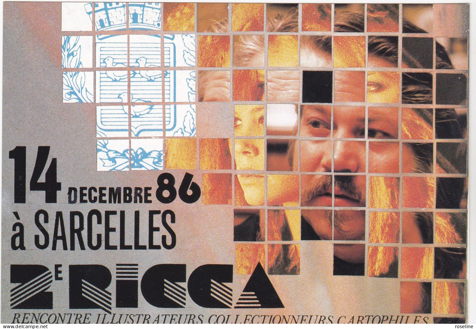 QUENTIN Etienne - Salon Sarcelles  2ème RICCA - Photo Etienne Quentin - CPM 10,5x15 TBE 1986 Neuve  Carte Pirate - Quentin