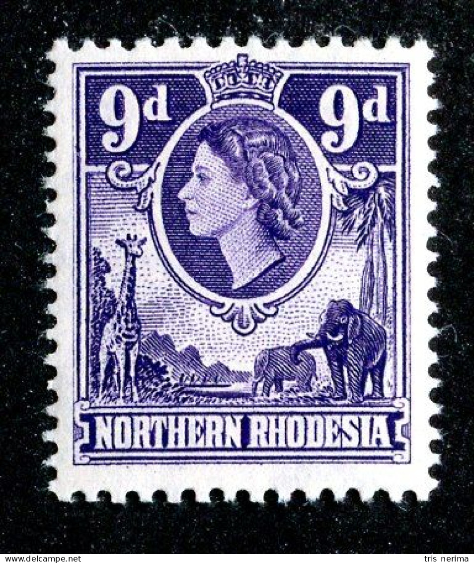 860 BCXX 1953 Northern Rhodesia Scott #69 MLH* (offers Welcome) - Rodesia Del Norte (...-1963)