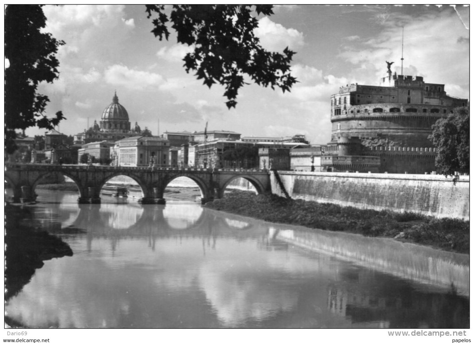 1953 CARTOLINA ROMA - Castel Sant'Angelo