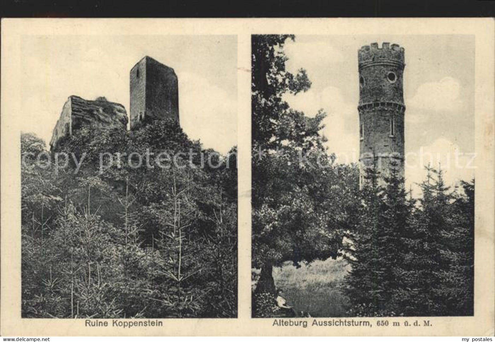 41754089 Bad Sobernheim Ruine Koppenstein Alteburg Aussichtsturm Bad Sobernheim - Bad Sobernheim