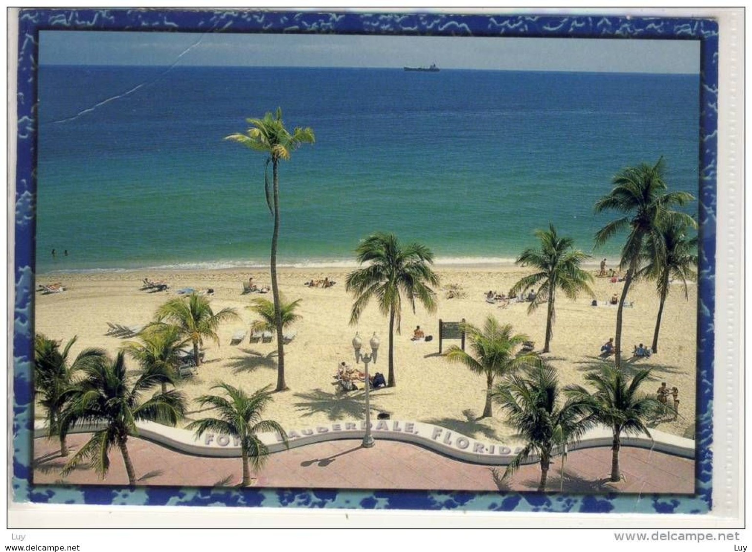 FORT LAUDERDALE - Beautiful New Beaches Make A Great Place To Relax, Nice Stamp: Soccer, Fußball - Fort Lauderdale