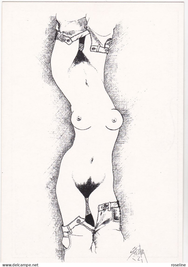 Illustration QUENTIN Etienne  Ed  Escargot N°42 - Femme Nue  - CPM 10,5x15 TBE Neuve Tirage 74/100 Ex - Quentin