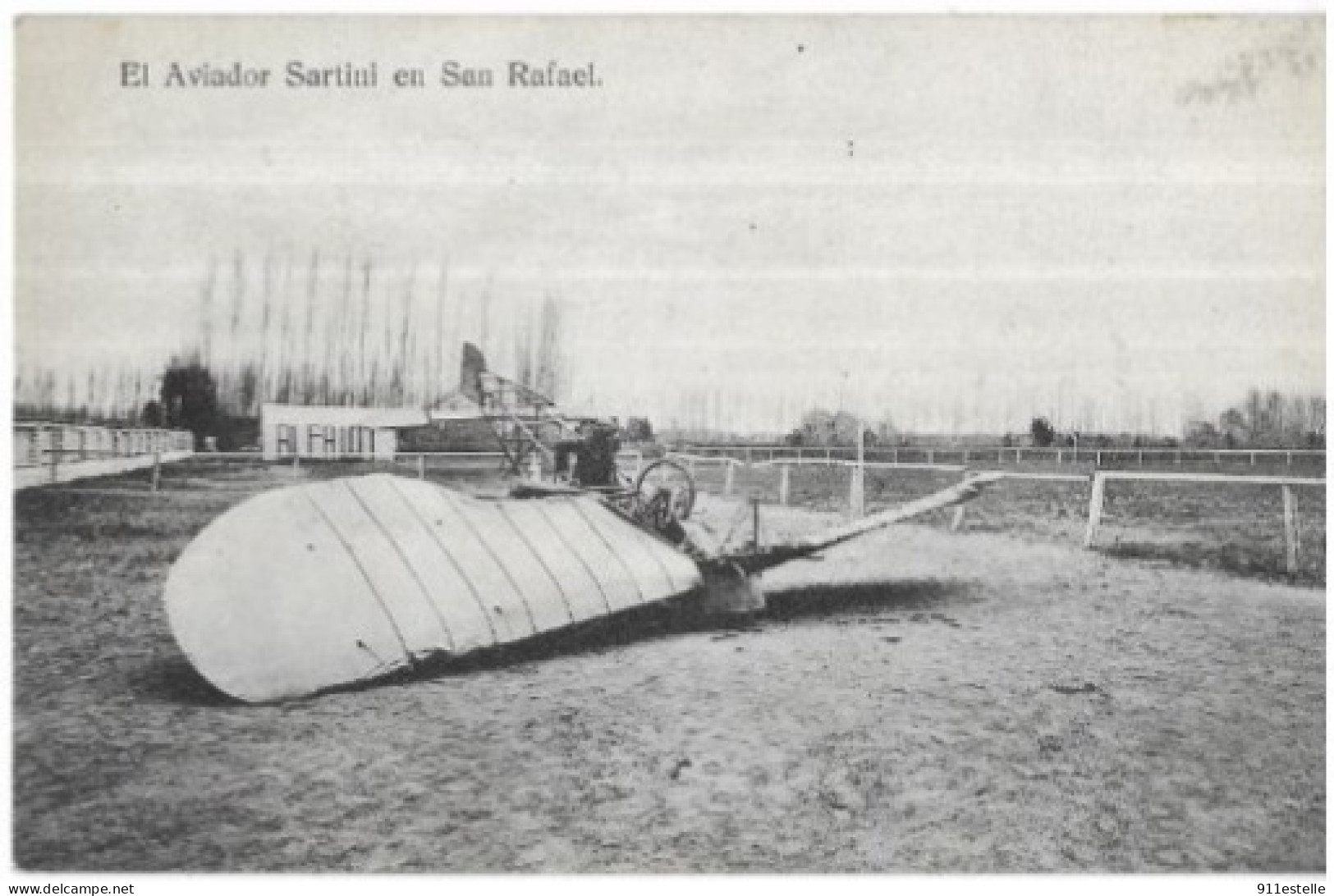 Argentine -- El Aviador Sartini En San Rafael - Ongevalen