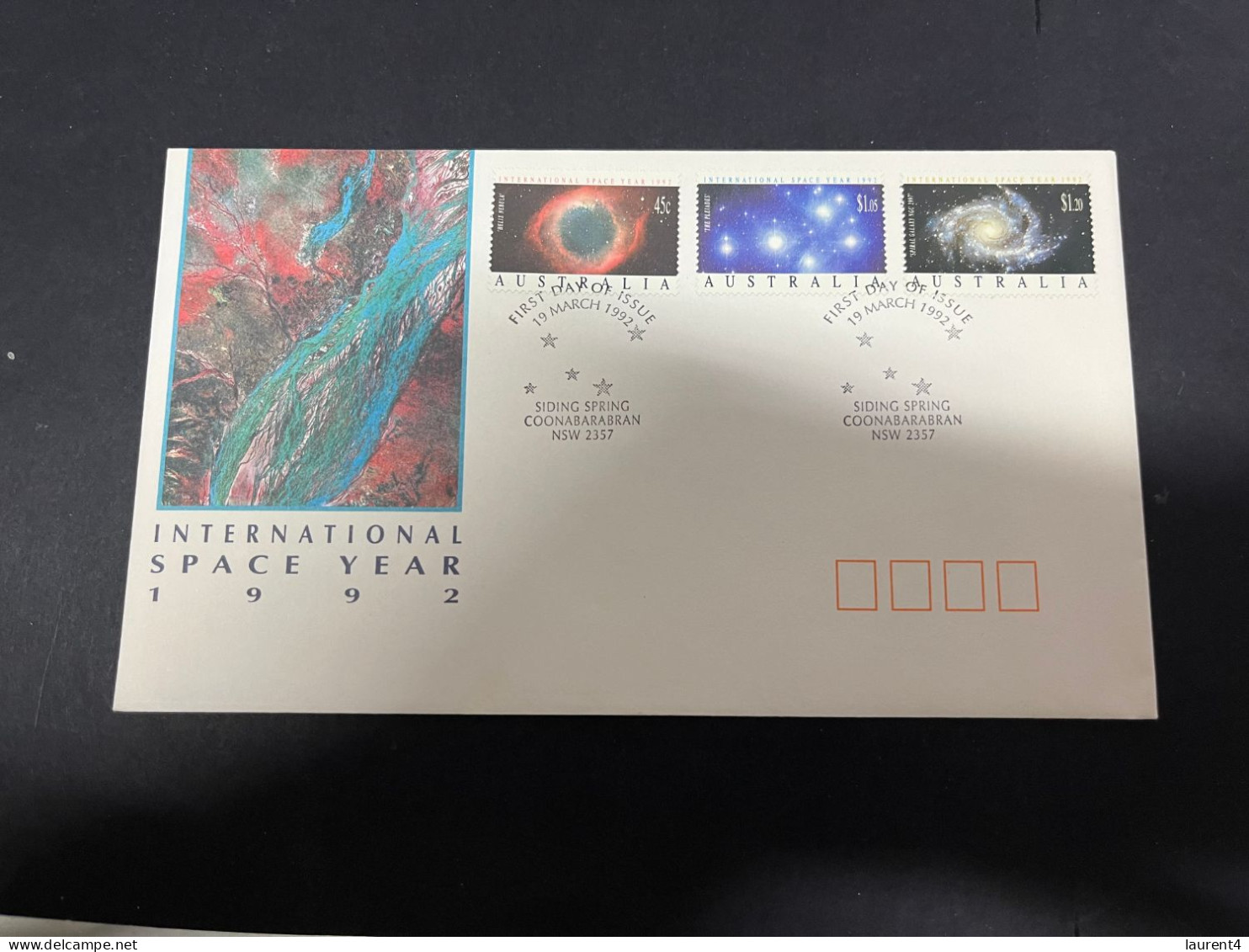 6-1-2024 (4 W 29) Australia FDC Cover - International Space Year (1992) M/s + 1 (2 Covers) - FDC