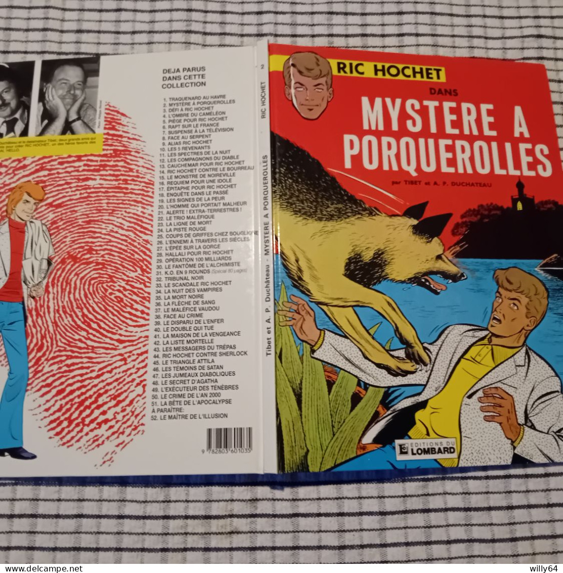 Ric HOCHET   " Mystère à Porquerolles "  T2  1983  Du LOMBARD  Comme Neuve - Tuniques Bleues, Les