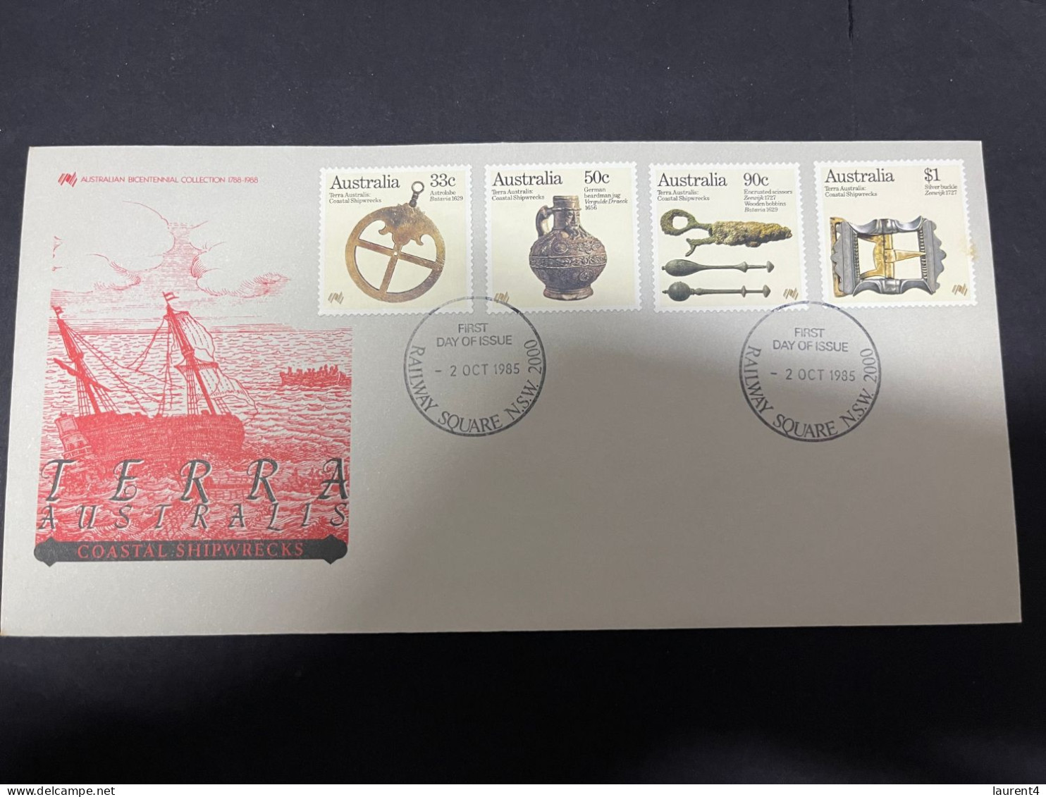 6-1-2024 (4 W 29) Australia FDC Cover - Terra Australis (3 Covers) With Different Postmarks - FDC