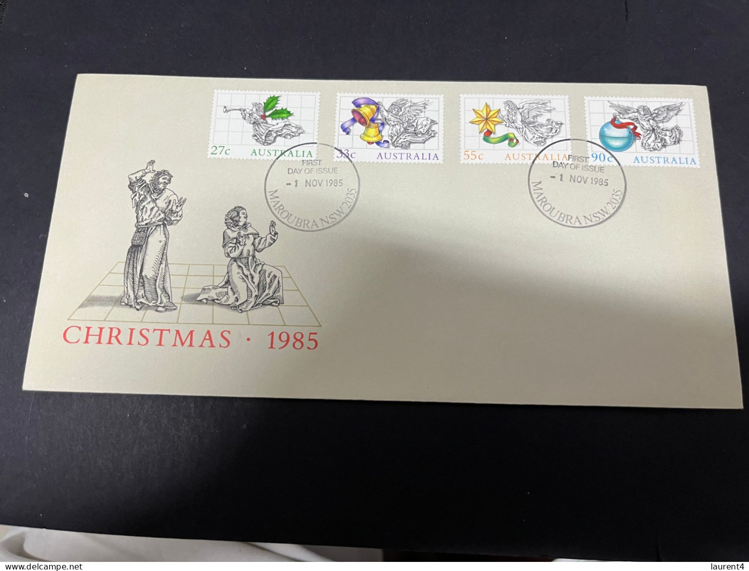 6-1-2024 (4 W 29) Australia FDC Cover - Christmas (3 Covers) With Different Postmarks - FDC