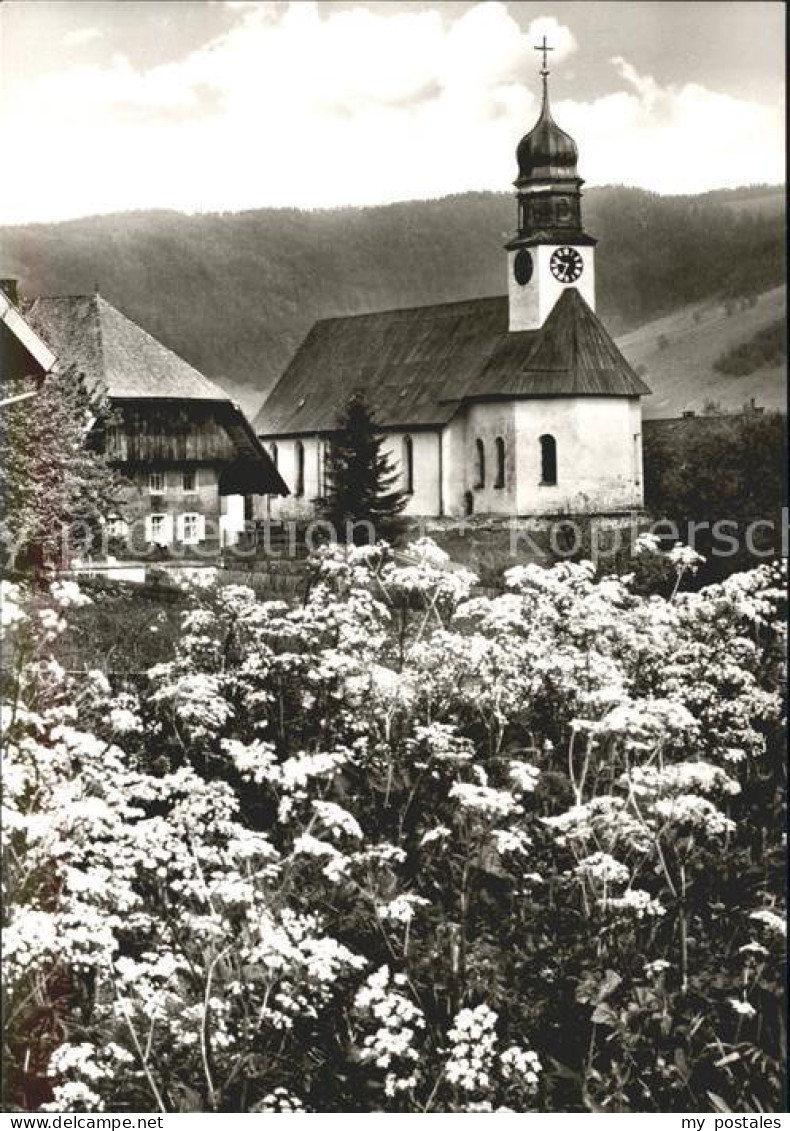 41752858 Bernau Schwarzwald Hans-Thoma-Tal Kirche Bernau - Bernau