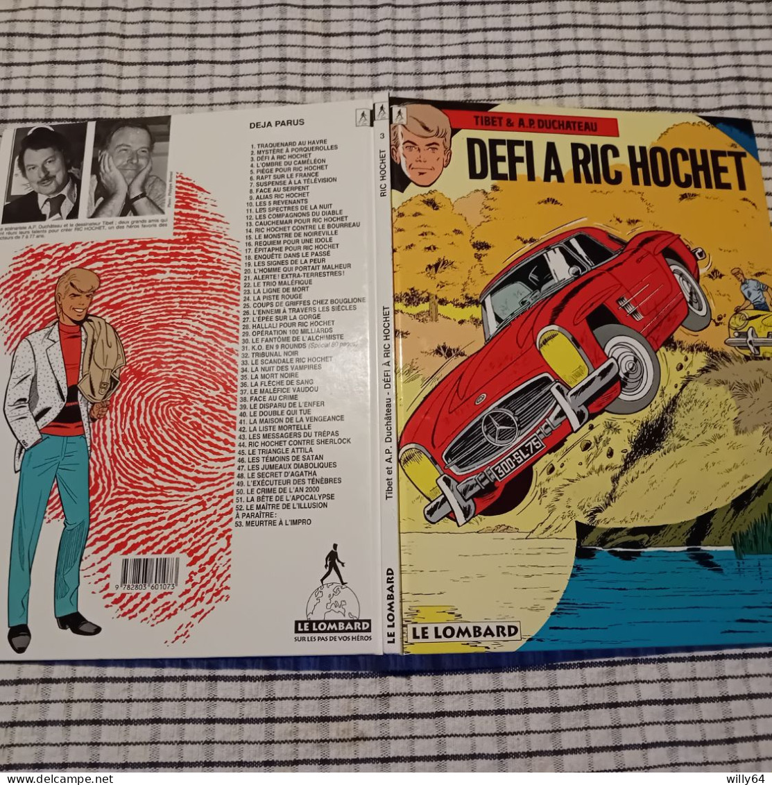 Ric HOCHET   " Défi à Ric Hochet "  T3  1994   Du LOMBARD  Comme Neuve - Tuniques Bleues, Les