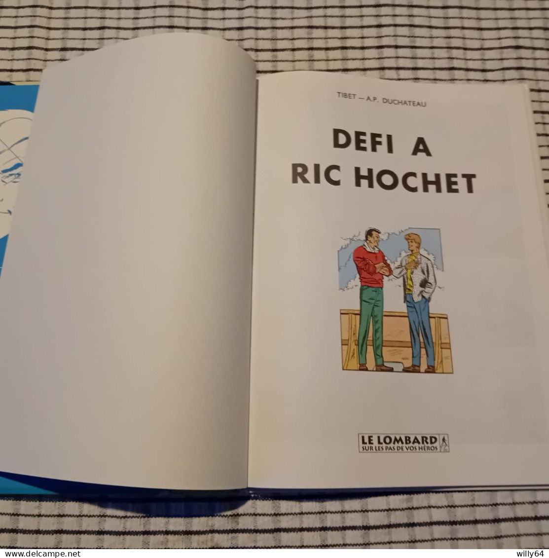 Ric HOCHET   " Défi à Ric Hochet "  T3  1994   Du LOMBARD  Comme Neuve - Tuniques Bleues, Les