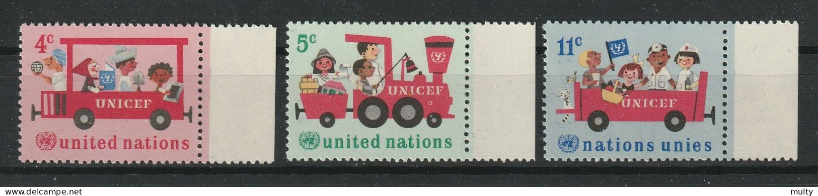 Verenigde Naties New York Y/T 156 / 158 ** MNH - Unused Stamps