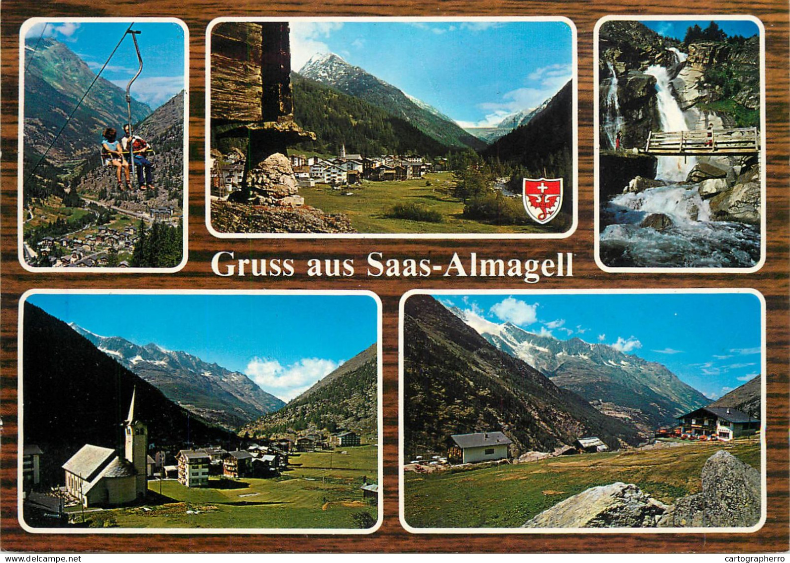 Switzerland Gruss Aus Saas Almagell - Saas-Almagell