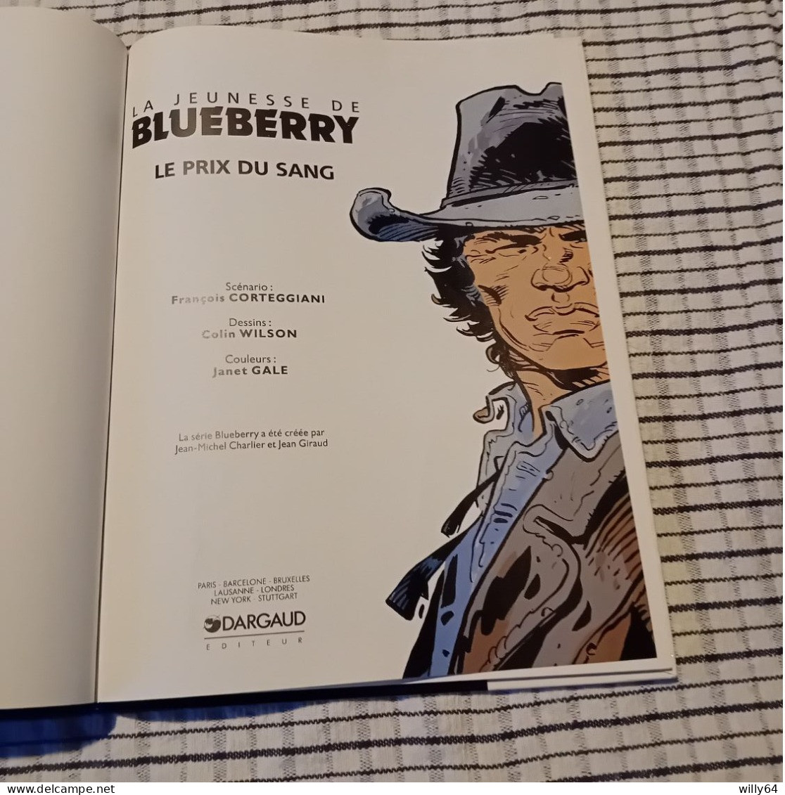 BLUEBERRY  La Jeunesse De    " Le Prix Du Sang "   T9  EO 1994  Edition: DARGAUD   TBE - Blueberry