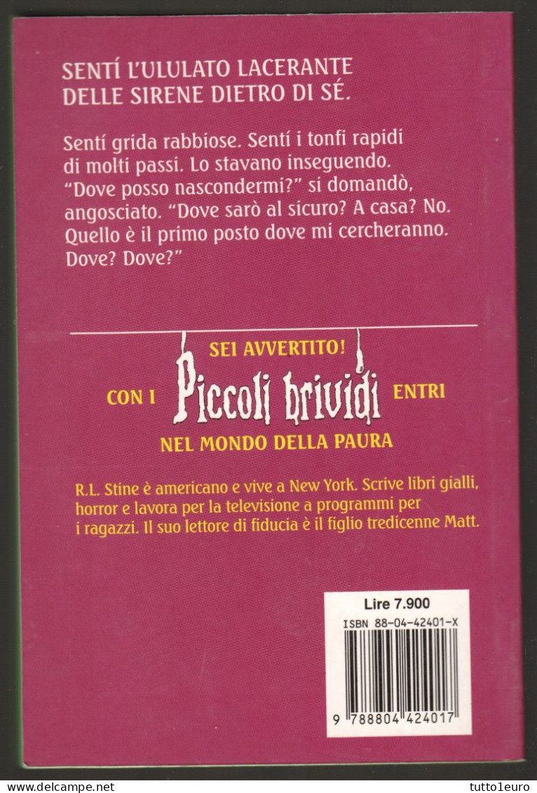 PICCOLI BRIVIDI - R. L. STINE - N° 29 - UN BARATTOLO MOSTRUOSO N°3 - COMPLETO DI 8 ADESIVI - Kinder Und Jugend