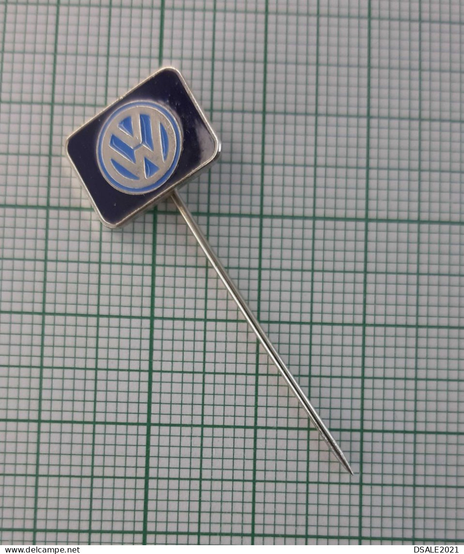 VW Volkswagen Car Automobile Logo Vintage Pin Badge EXPORT BRAZIL, Abzeichen (ds1178) - Volkswagen