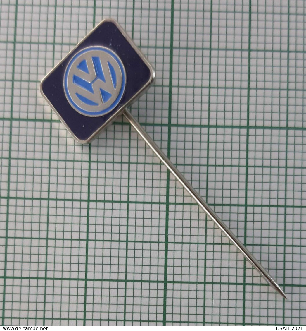 VW Volkswagen Car Automobile Logo Vintage Pin Badge EXPORT BRAZIL, Abzeichen (ds1178) - Volkswagen