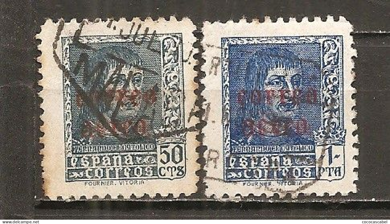 España/Spain-(usado) - Edifil  845-46 - Yvert  Aéreo-182-83 (o) - Used Stamps