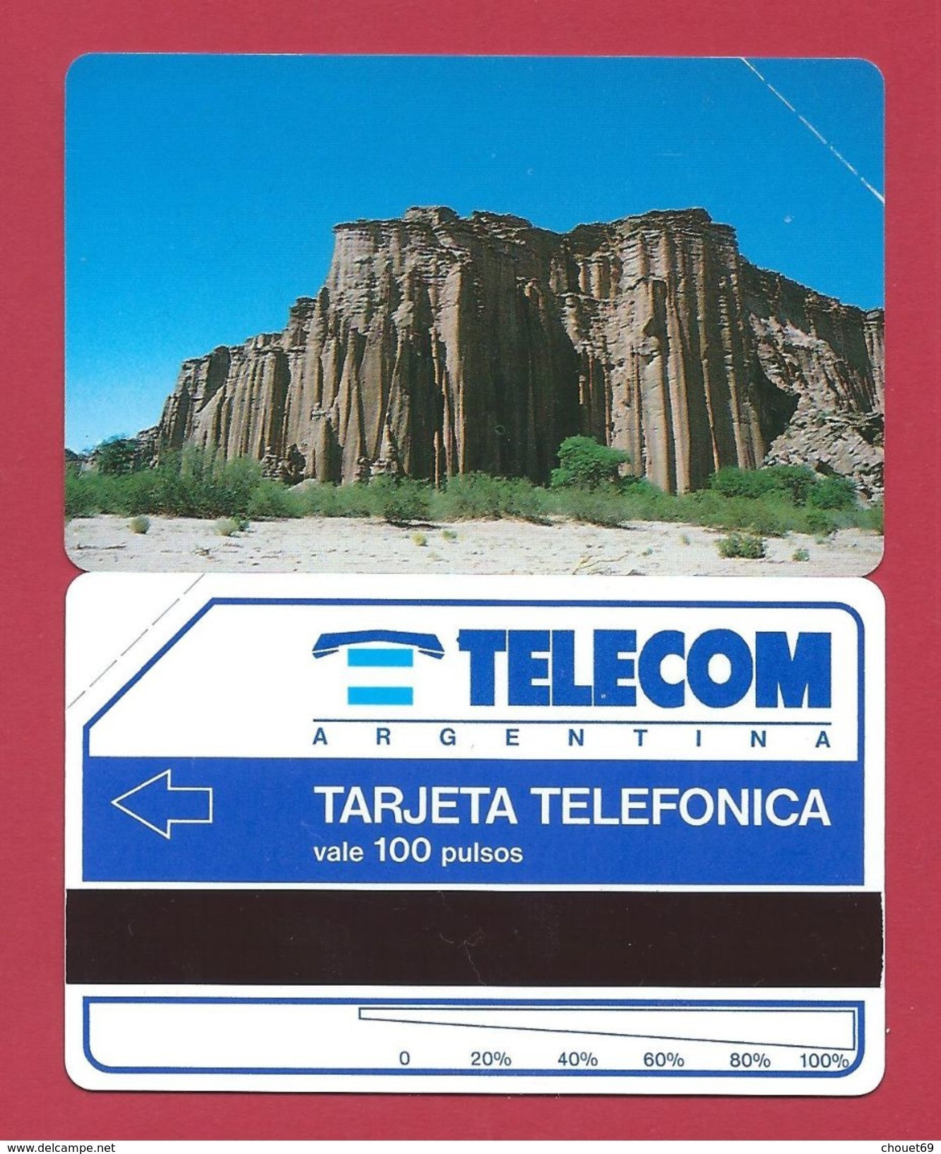 D4 100 U Montain Montagne Telecom Argentina - 1992 - URMET Neuve Mint (BJ1216 - Argentina