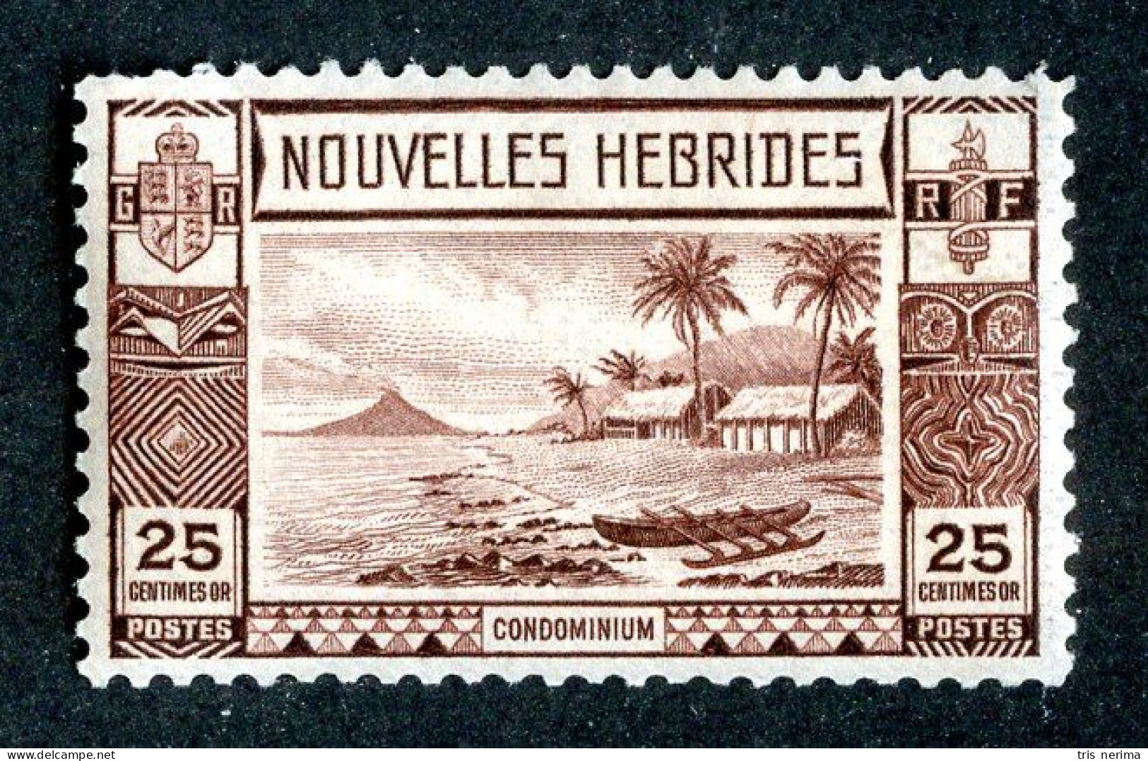 875 BCXX 1938 New Hebrides Fr Scott #54 MLH* (offers Welcome) - Ongebruikt