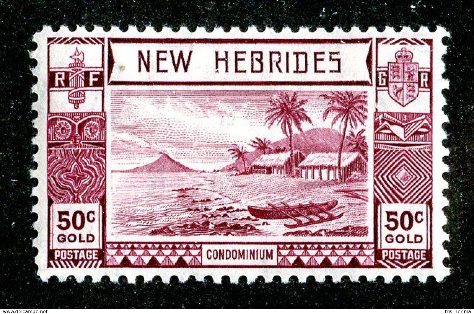 878 BCXX 1938 New Hebrides Fr Scott #57 MLH* (offers Welcome) - Neufs