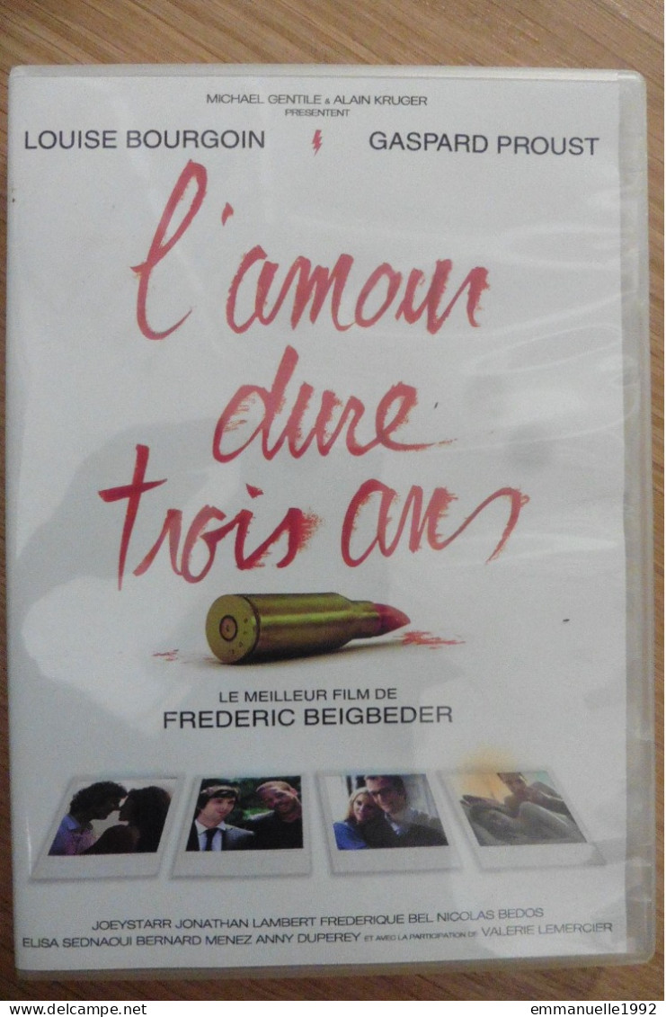 DVD L'Amour Dure Trois Ans De Frédéric Beigbeder Louise Bourgoin Gaspard Proust Fred. Bel Nicolas Bedos Anny Duperey - Comedy