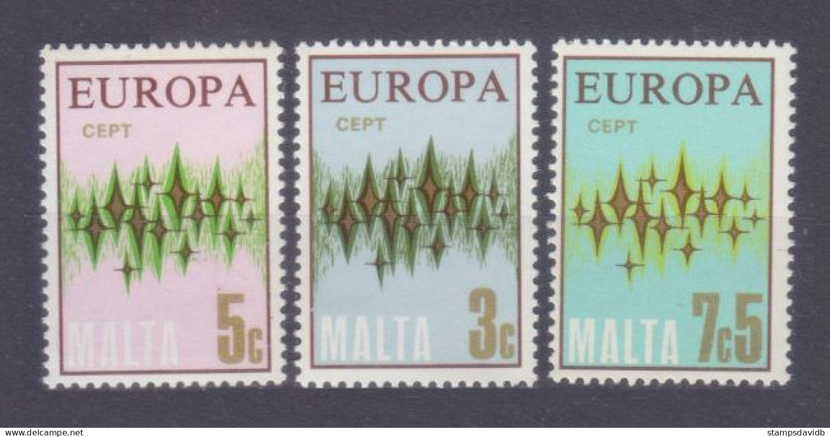 1972 Malta 451-453 Europa Cept - 1972