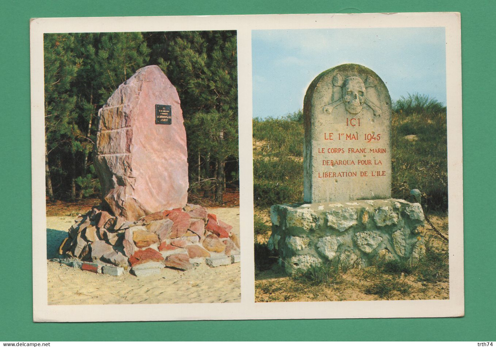 17 Ile D' Oléron Monuments Commémoratifs De La Libération De L' Ile D ' Oléron ( FFI De Dordogne ) - Monuments Aux Morts