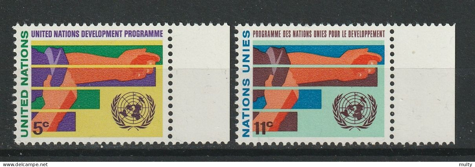 Verenigde Naties New York Y/T 161 / 162 ** MNH - Ungebraucht