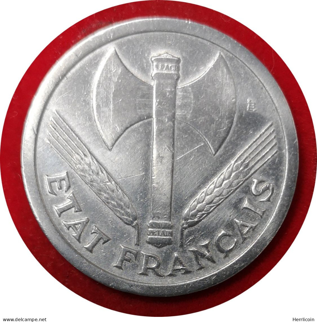 Monnaie France - 1943 - 2 Francs Francisque - 2 Francs