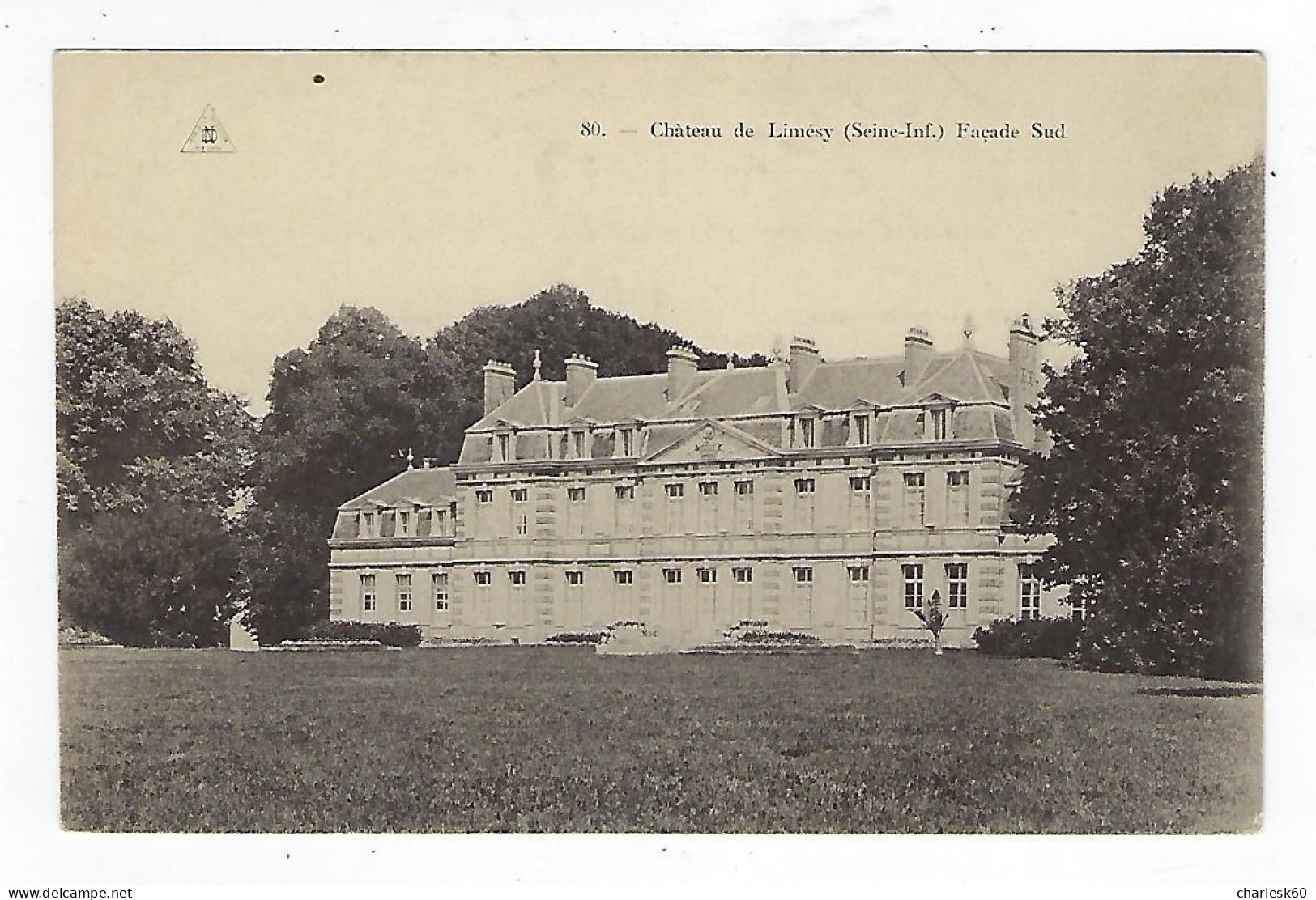 Lot - Vrac - 4 CPA - Yerville - Limésy - Château - Château De Grosfys - Hôtel De Ville - Château De Limésy - Yerville