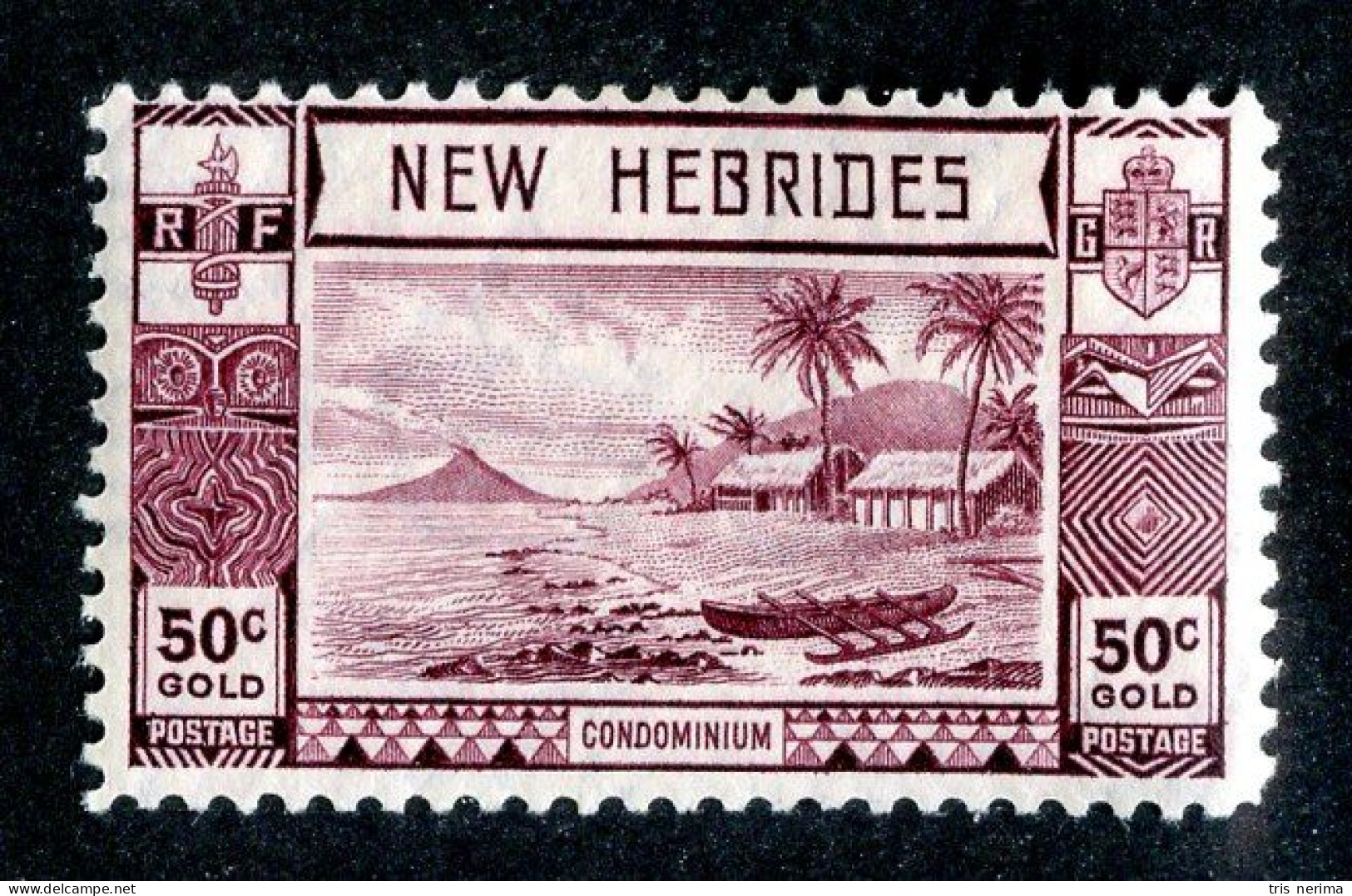 886 BCXX 1938 New Hebrides Br Scott #57 MLH* (offers Welcome) - Ongebruikt