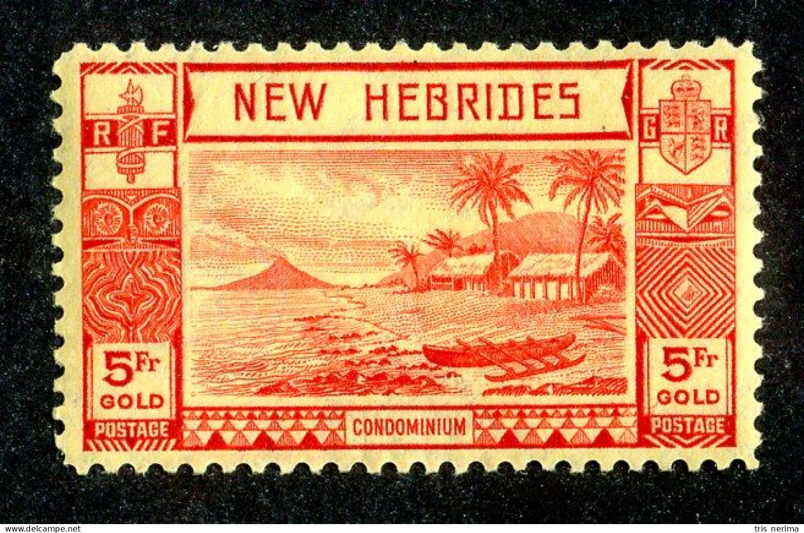 889 BCXX 1938 New Hebrides Br Scott #60 MLH* (offers Welcome) - Nuovi