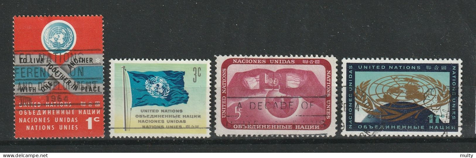 Verenigde Naties New York Y/T 100 / 103 (0) - Used Stamps