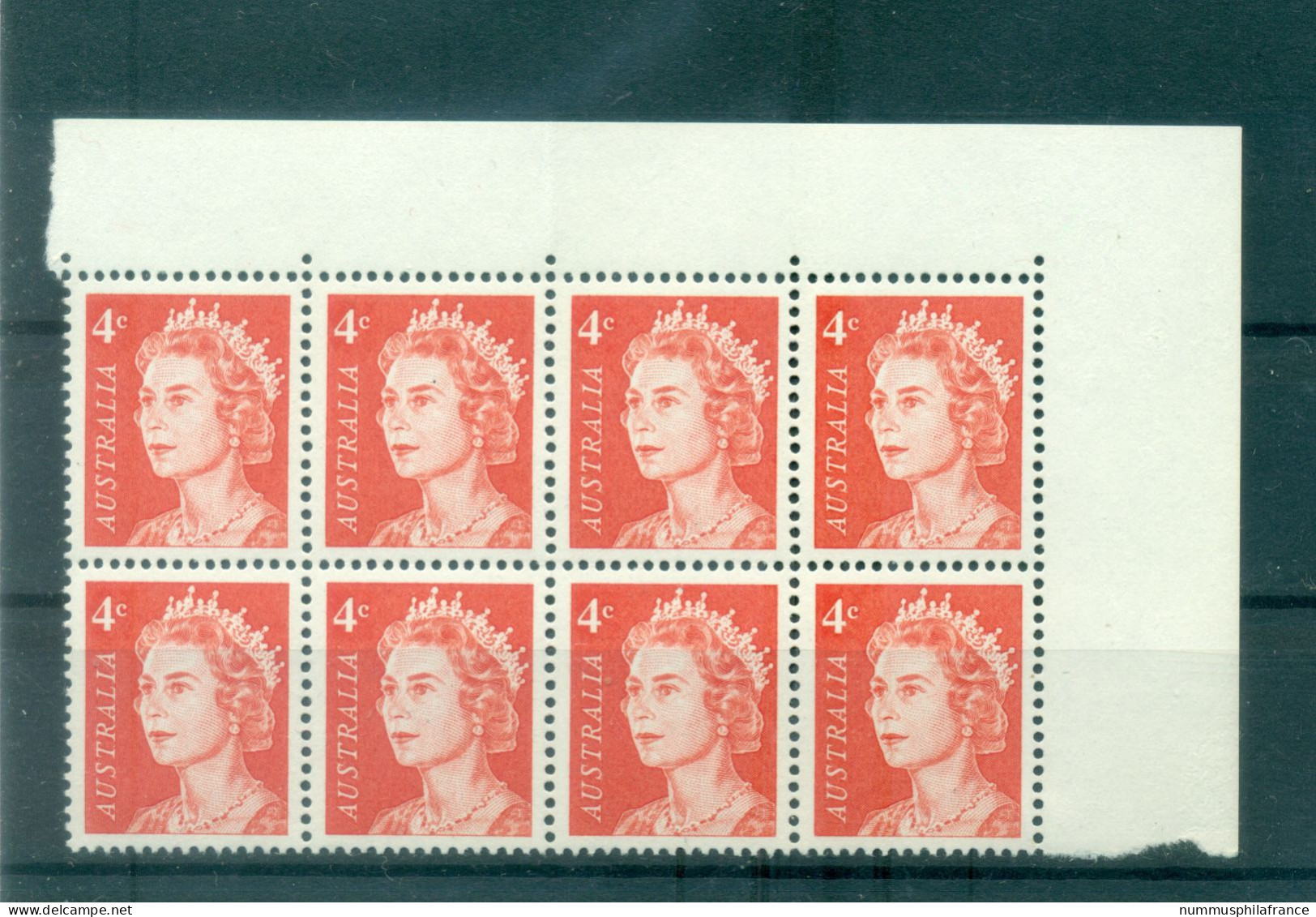 Australie 1966-70 - Y & T N. 322 - Série Courante (Michel N. 361 A) - Neufs
