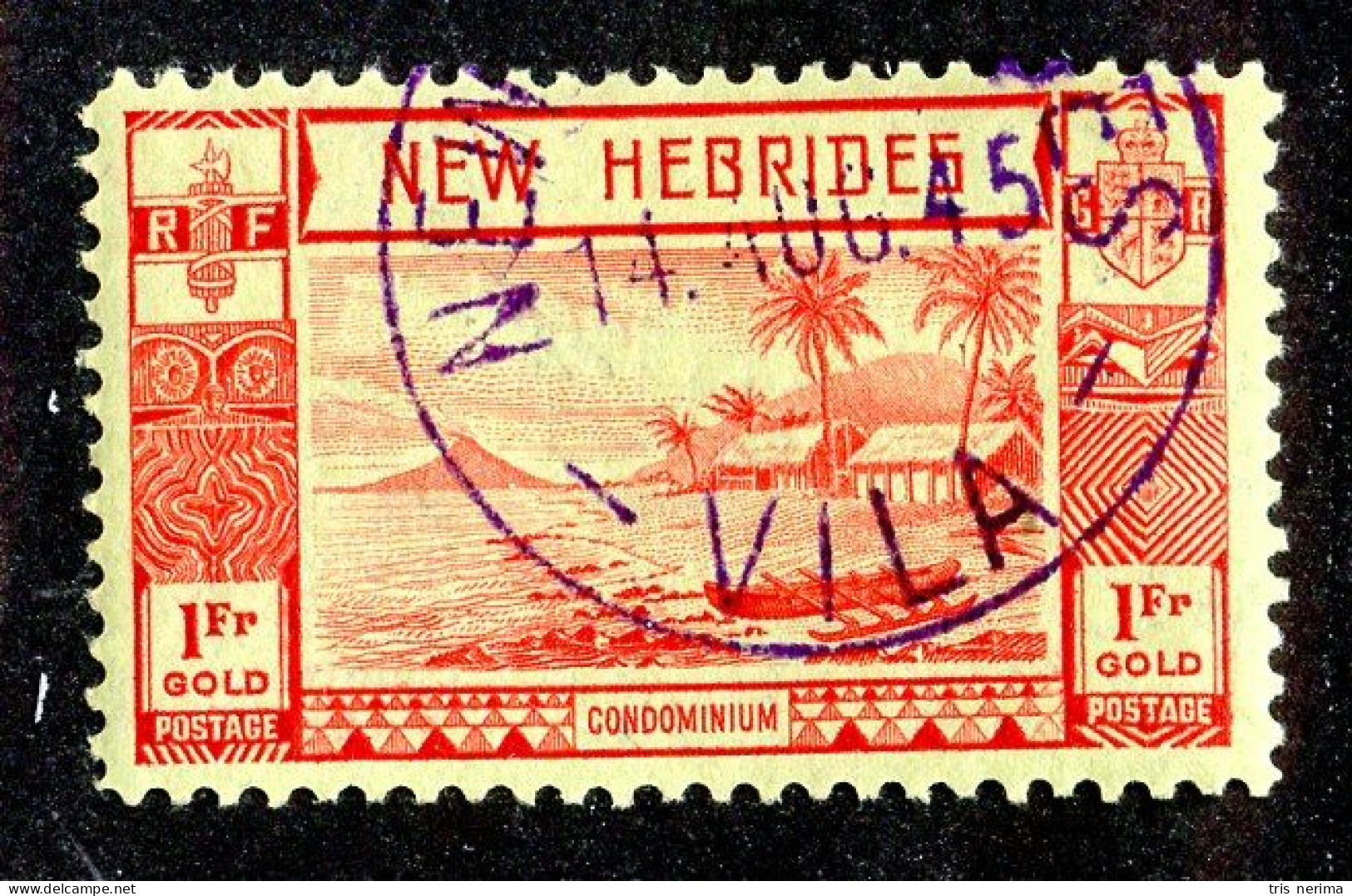 898 BCXX 1938 New Hebrides Br Scott #58 Used (offers Welcome) - Nuevos