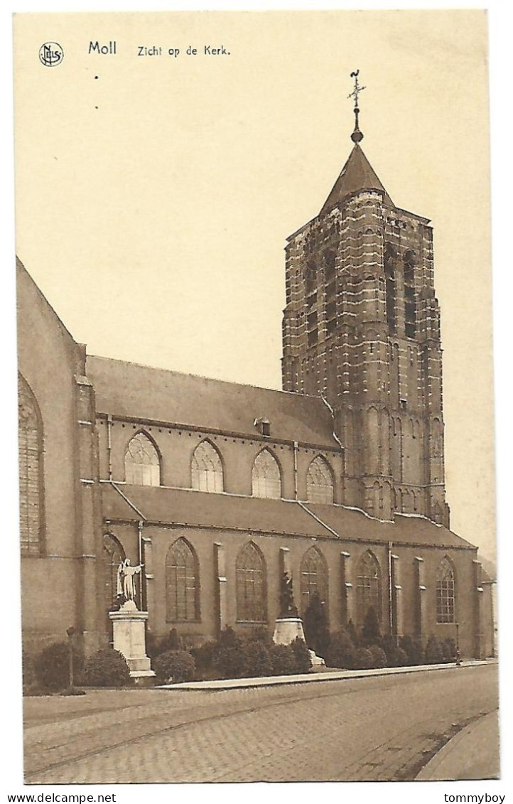 CPA Moll, Zicht Op De Kerk - Mol