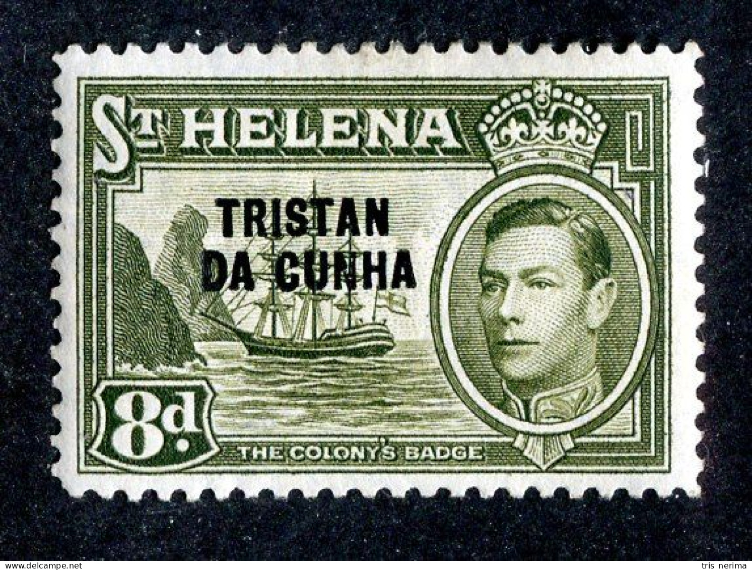 925 BCXX 1952 Tristan Scott #8 MLH (offers Welcome) - Tristan Da Cunha