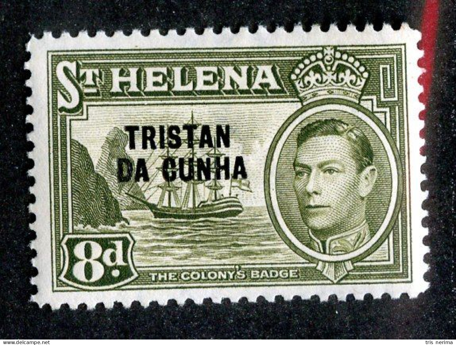 927 BCXX 1952 Tristan Scott #8 MNH** (offers Welcome) - Tristan Da Cunha