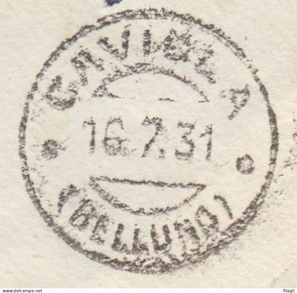 Brief Van Venezia Naar Caviola (Belluno) - Portomarken